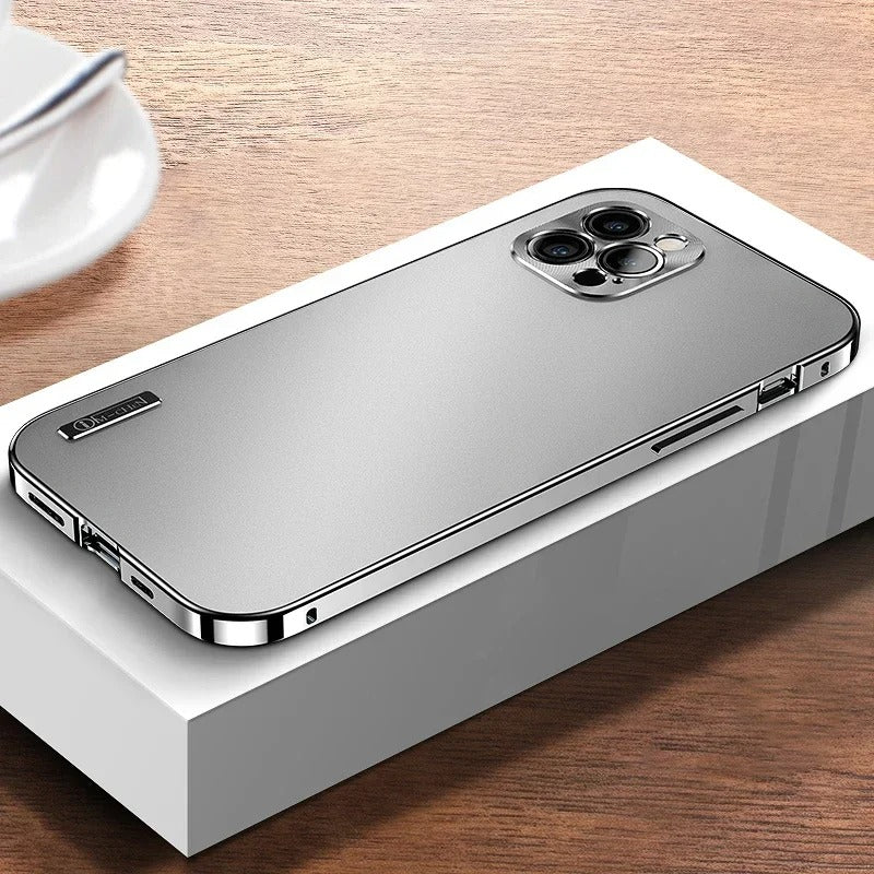 MagSafe Metall Hülle - iPhone silber