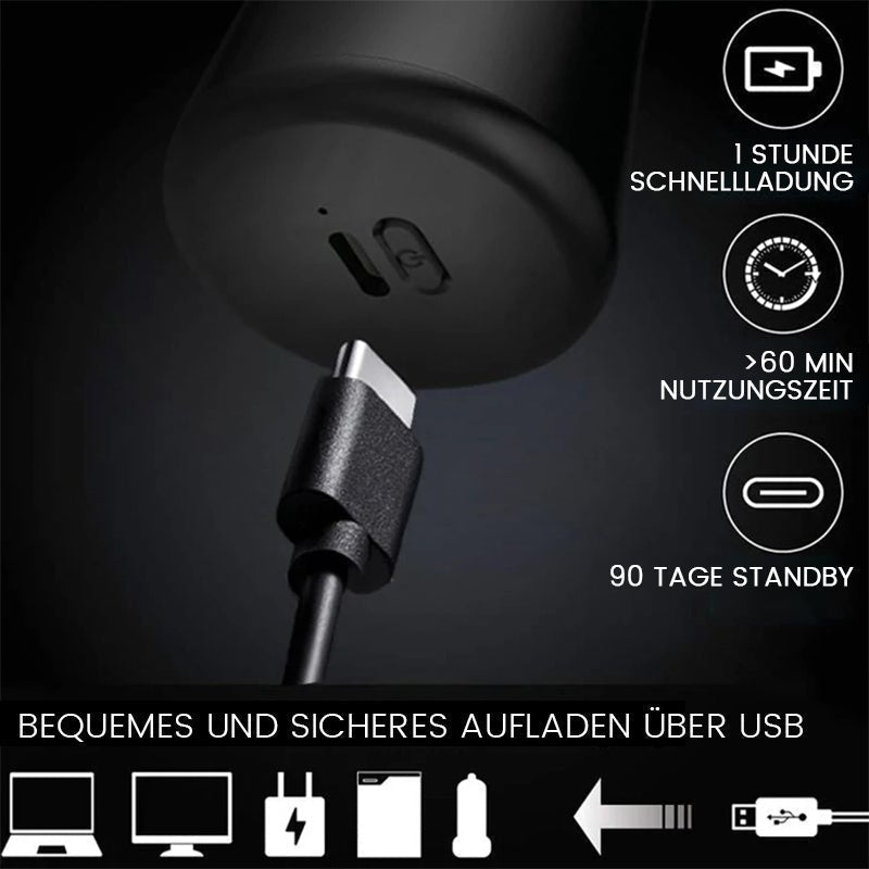 RazorX - Wasserdichter Elektrorasierer im Taschenformat