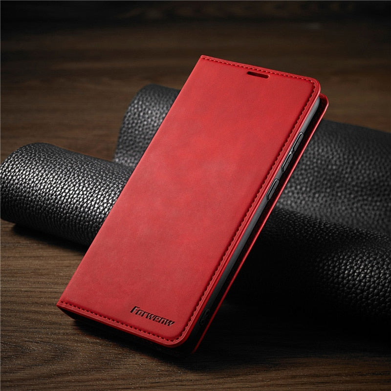 Premium Huawei Hülle: Magnetische Leder Tasche für stilvollen Schutz