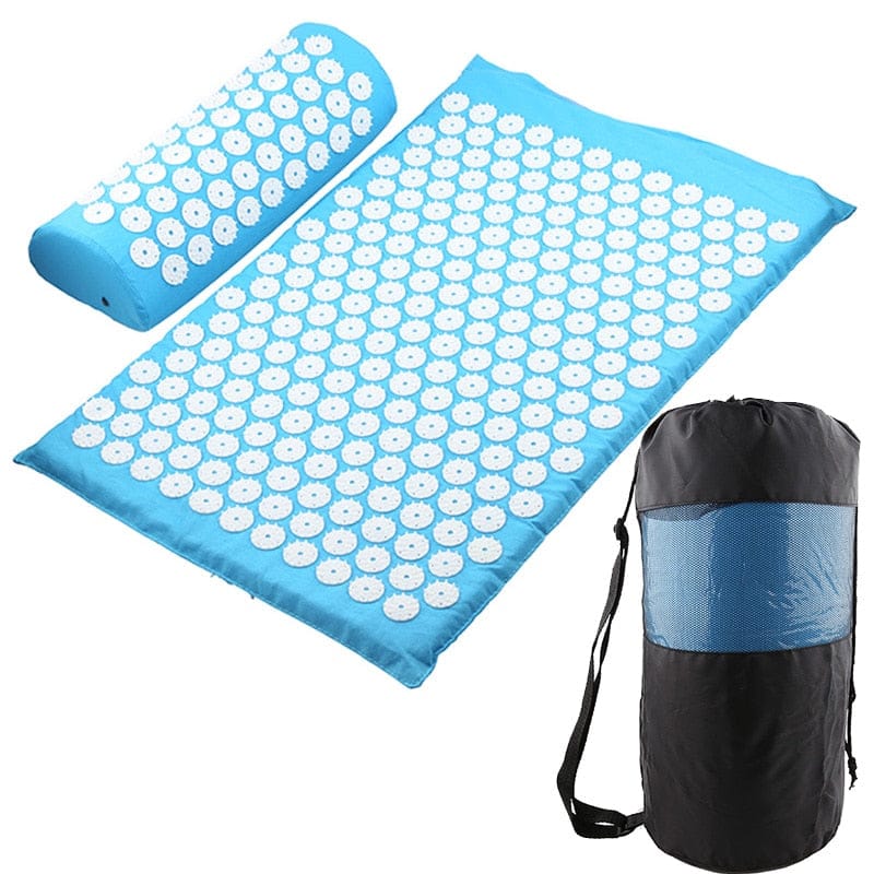 Akupressurmatte Yoga Premium + GRATIS Kissen & Tasche