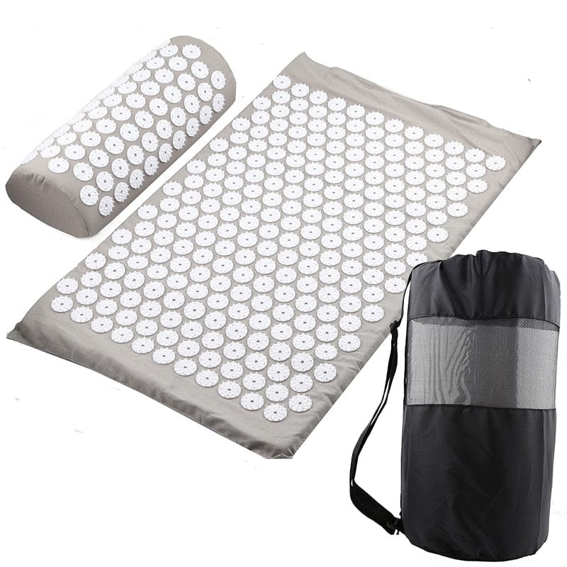 Akupressurmatte Yoga Premium + GRATIS Kissen & Tasche