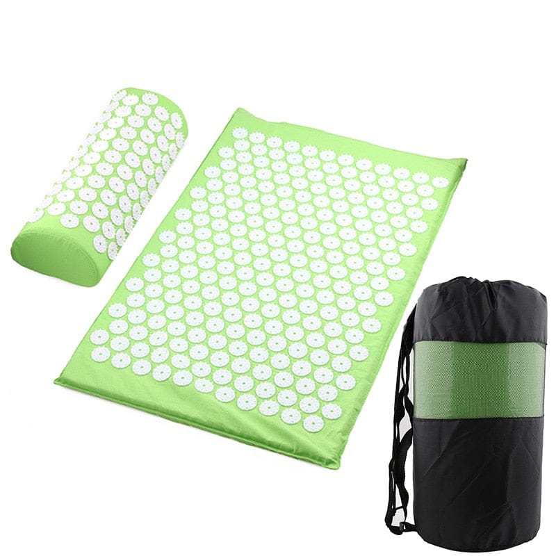 Akupressurmatte Yoga Premium + GRATIS Kissen & Tasche