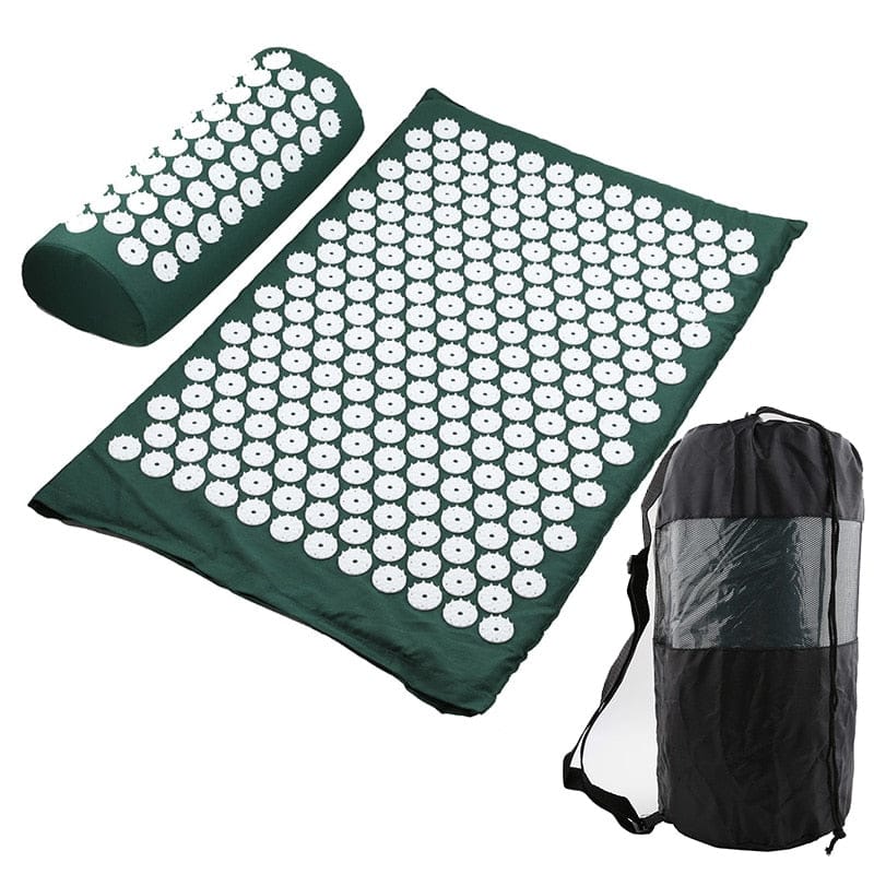 Akupressurmatte Yoga Premium + GRATIS Kissen & Tasche