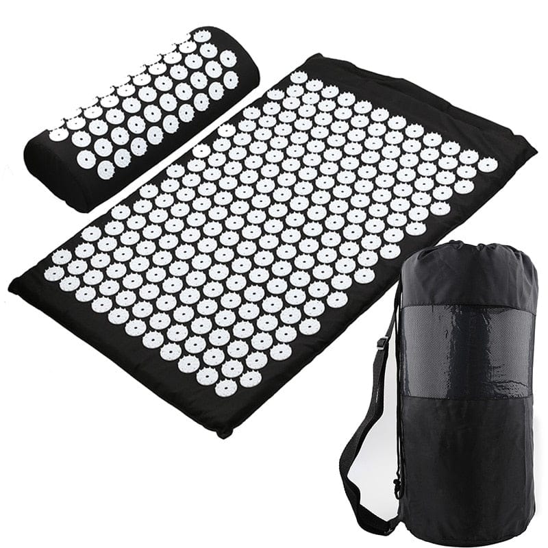 Akupressurmatte Yoga Premium + GRATIS Kissen & Tasche