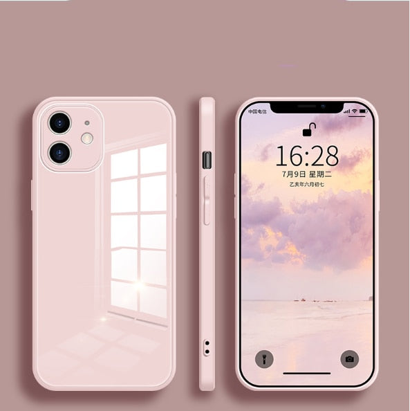 Hochwertige iPhone Hülle aus glasartiger Oberfläche