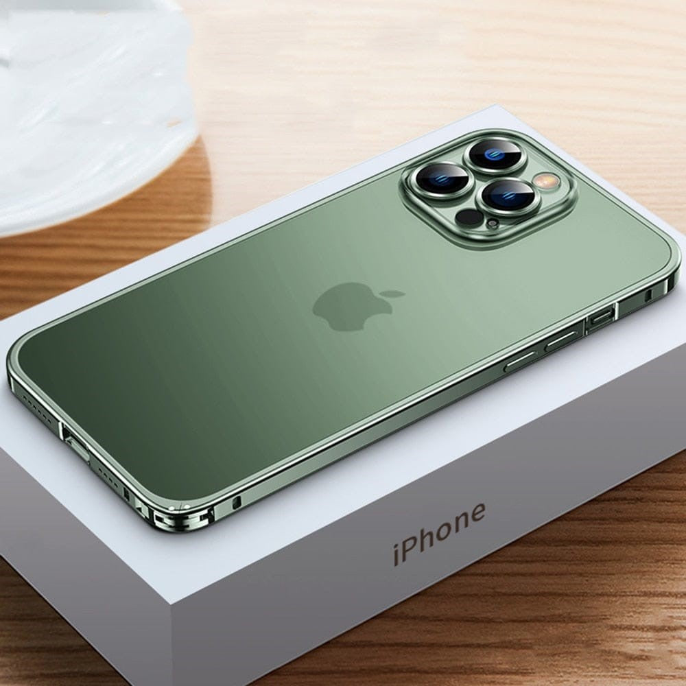 Metall Hülle iPhone, metall handyhülle, aluminium iphone case, aluminium iphone case, iphone hülle metall, apple hülle, schutzhülle für iphone in grün