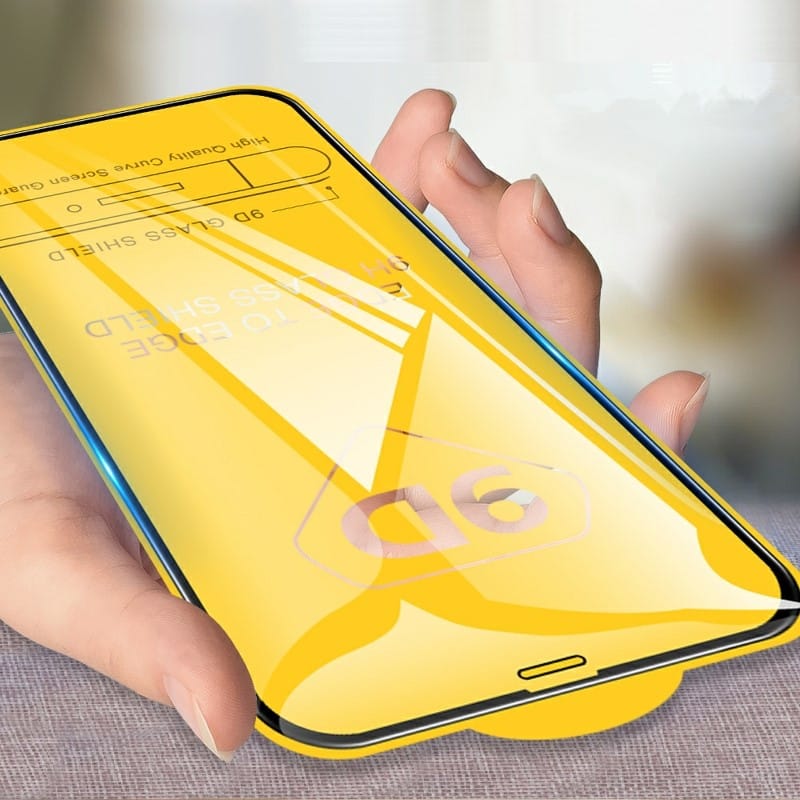 4Stk FULL COVER iPhone Displayschutz GLAS 9D | hüllenfreundlich