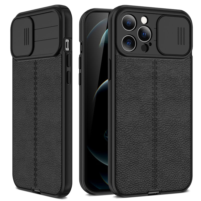 Objektivschutzhülle Lederoptik - iPhone