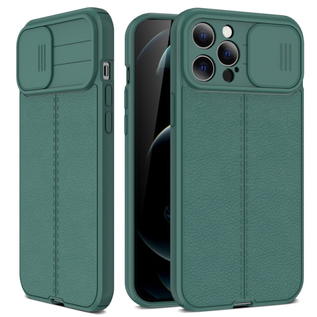 Objektivschutzhülle Lederoptik - iPhone