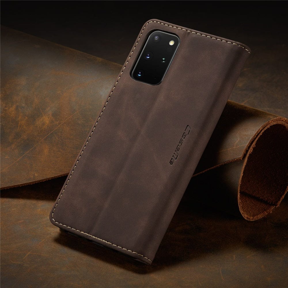 Magnetische Wallet Hülle für Samsung A02s/A12/A13/A21s/A22/A32/A33/A42/A52/A52s/A53/A72/M20/M31/M51/S21FE/S21/S21Plus/21Ultra/S22/S22Plus/S22Ultra - Flip Case