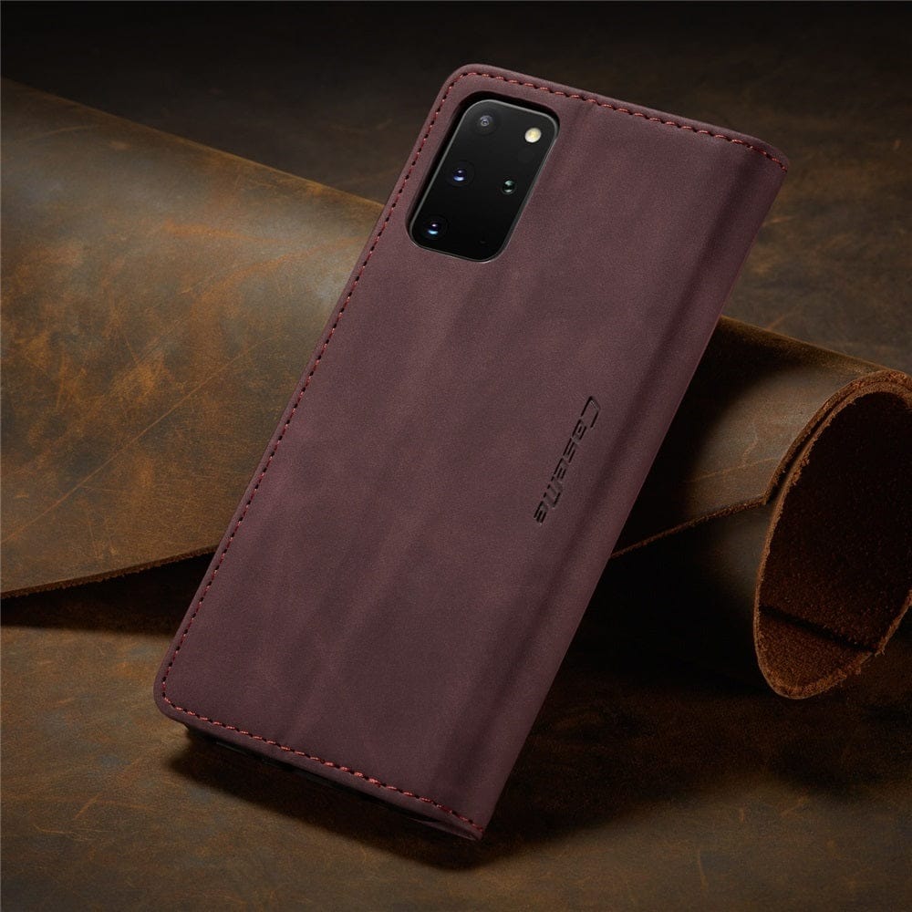 Magnetische Wallet Hülle für Samsung A02s/A12/A13/A21s/A22/A32/A33/A42/A52/A52s/A53/A72/M20/M31/M51/S21FE/S21/S21Plus/21Ultra/S22/S22Plus/S22Ultra - Flip Case
