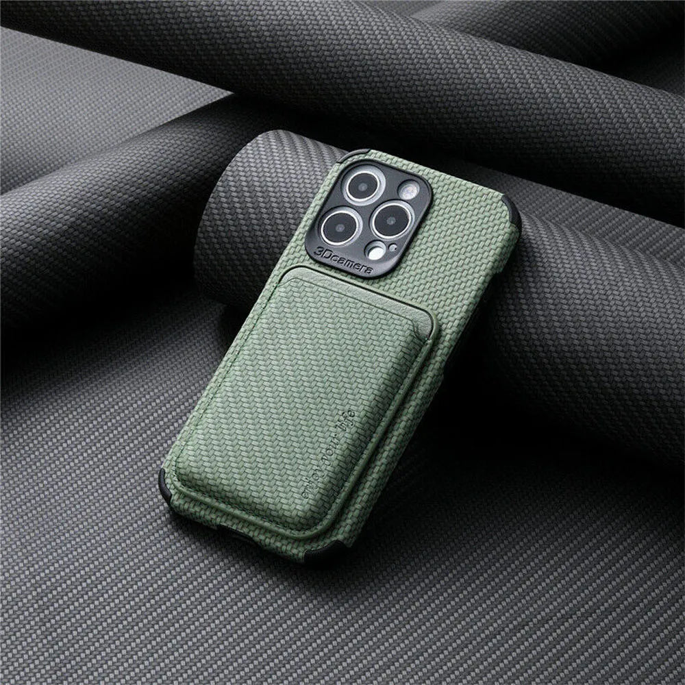 Carbongewebe Magsafe Wallet Case - iPhone Hülle & Wallet