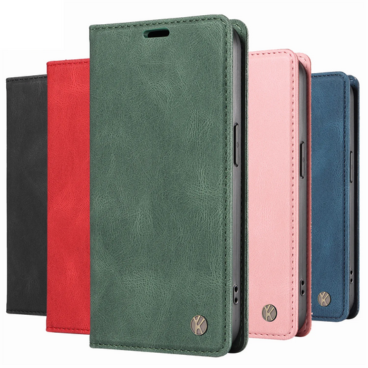 Magnetischer Leder Flip Case Huawei Hülle