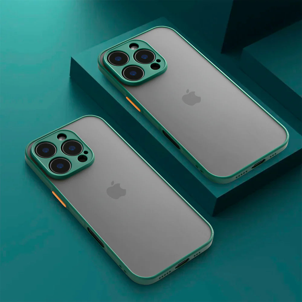 Matte iPhone Huelle_dunkelgruen