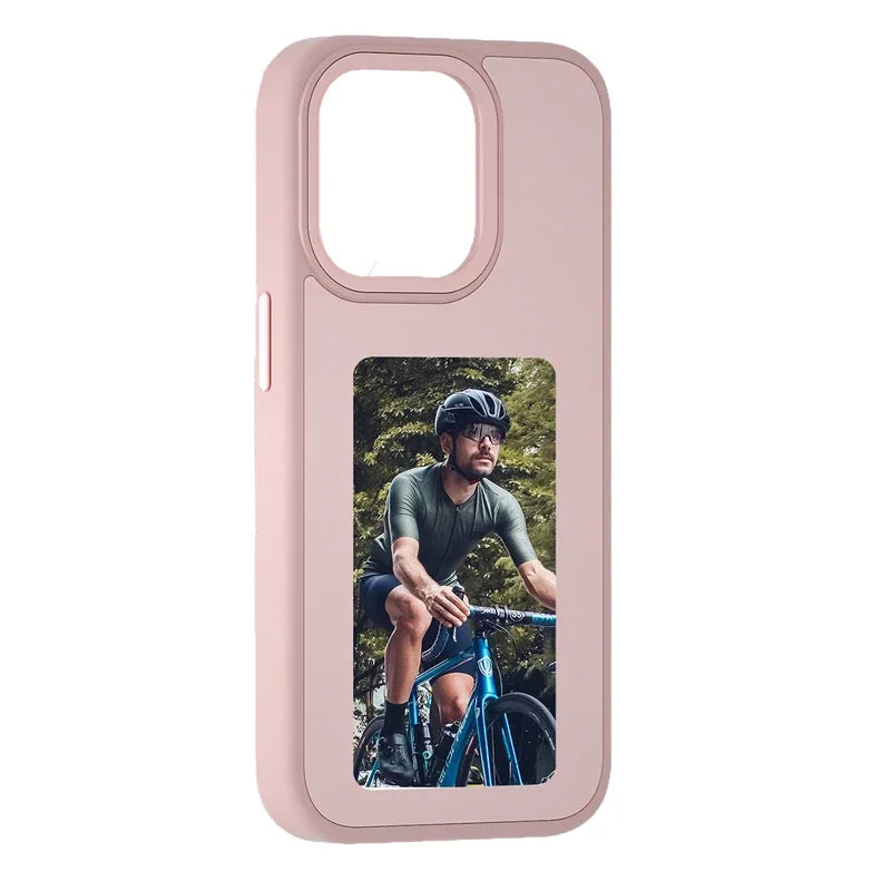 Personalisierbare Handyhülle mit Foto - NFC Funktion iPhone - pink