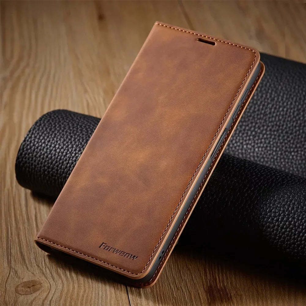 Premium Samsung Hülle: Magnetische Leder Tasche für stilvollen Schutz –  JSTDEAL