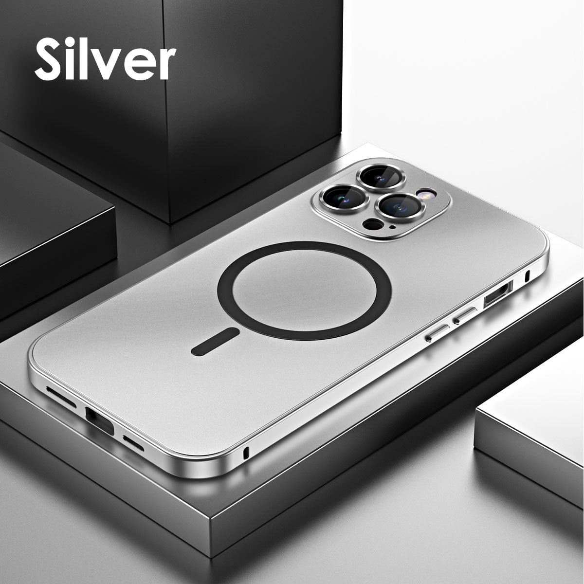 MagSafe Metall Hülle mit Kameraschutz - iPhone