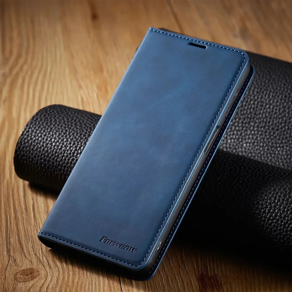Premium Samsung Hülle: Magnetische Leder Tasche für stilvollen Schutz –  JSTDEAL