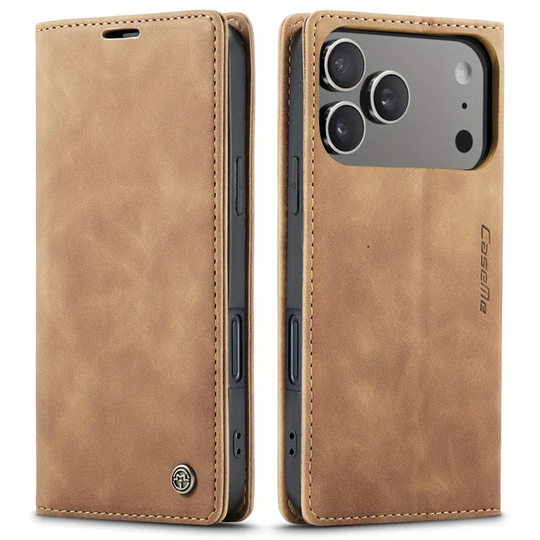 Luxury Flip Case iPhone, magnetische Wallet Hülle - iPhone 16 & 17 Series
