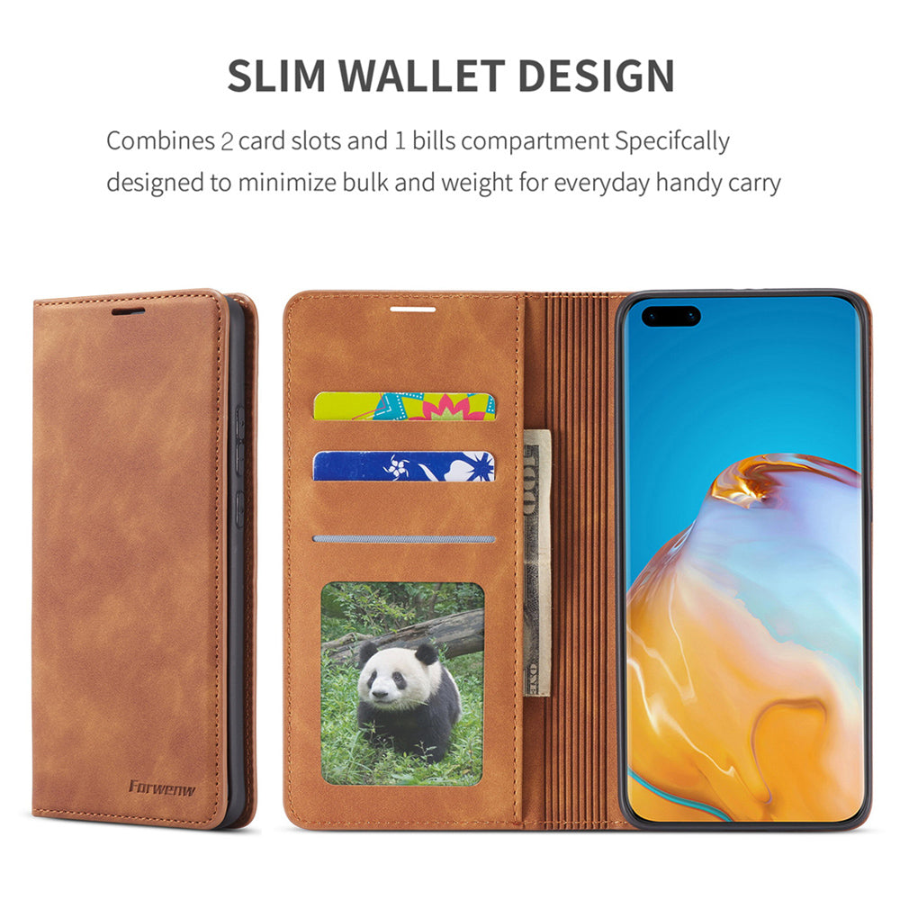 Premium Huawei Hülle: Magnetische Leder Tasche für stilvollen Schutz