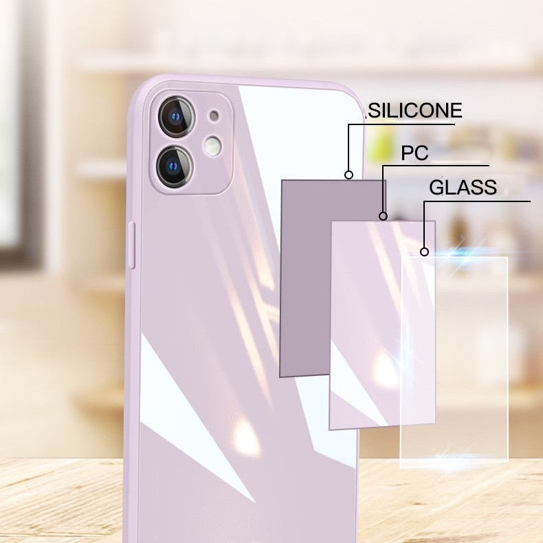 Hochwertige iPhone Hülle aus glasartiger Oberfläche
