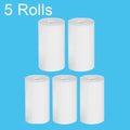 5 Rollen weißes Papier
