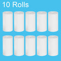 10 Rollen weißes Papier