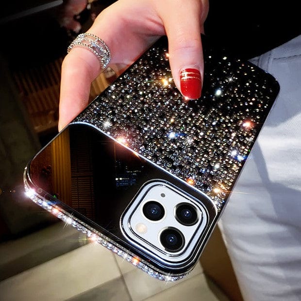 Diamond Hülle mit integriertem Makeup Spiegel - iPhone